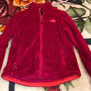 Pink north face